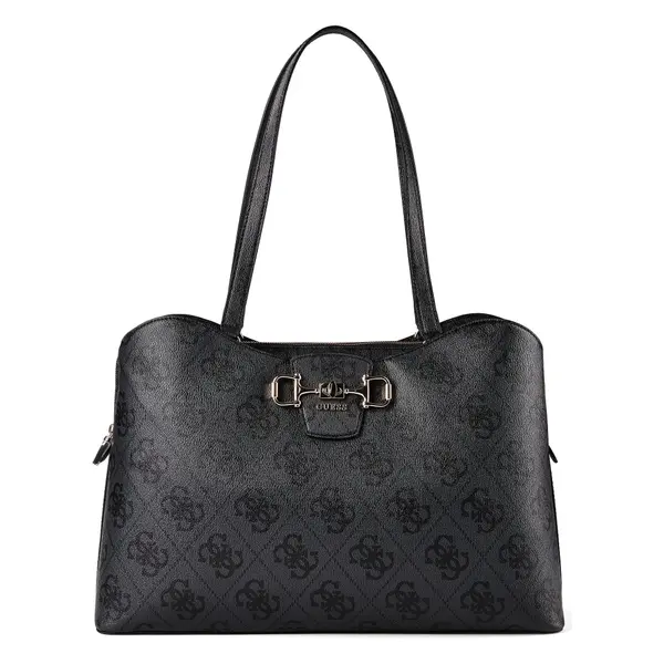 GUESS GUESS Torba za na rame 'Janie'  antracit siva