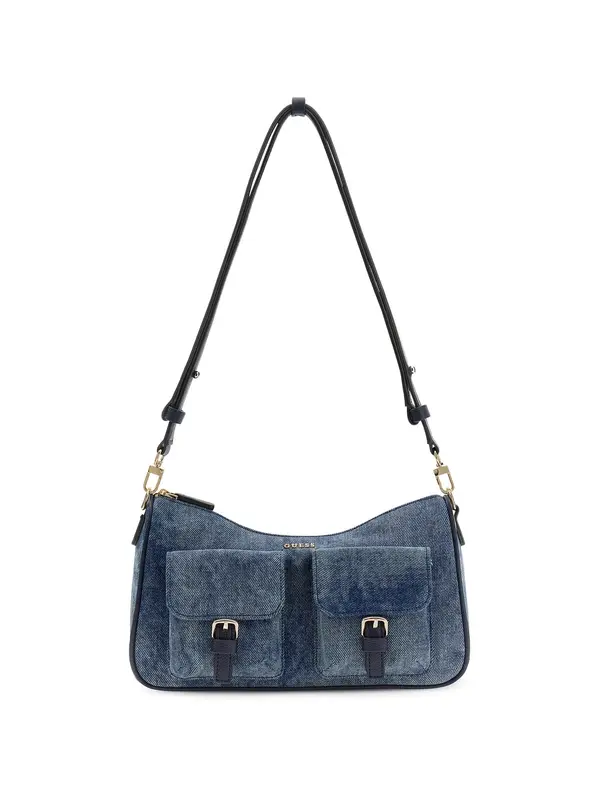 GUESS GUESS Torba za na rame 'Kassie'  plavi traper
