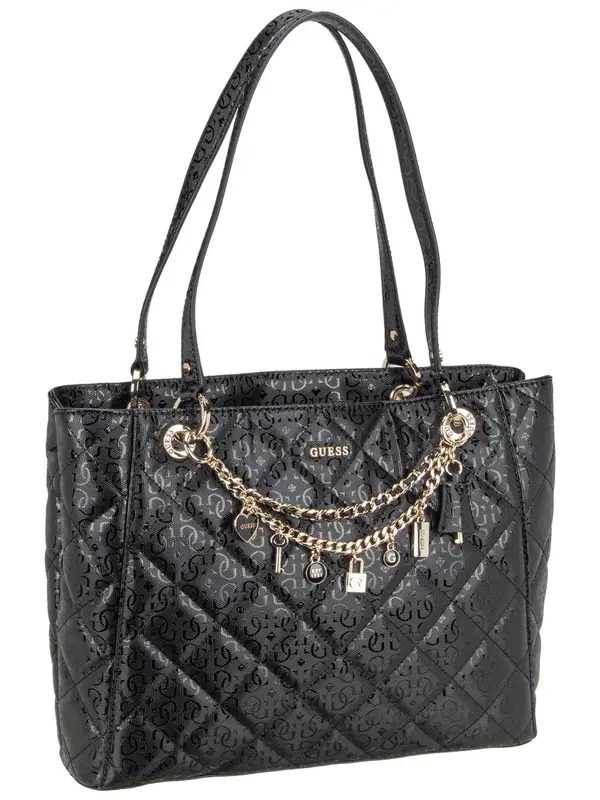 GUESS GUESS Torba za na rame 'Libby Noel'  crna