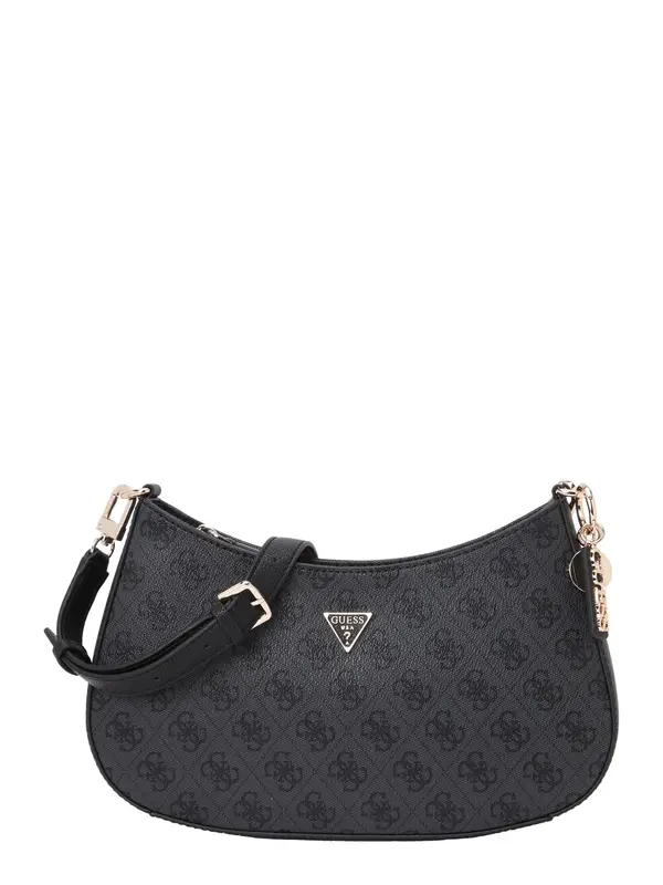GUESS GUESS Torba za na rame 'NOELLE II TOP ZIP SHOULDER BAG'  antracit siva / crna