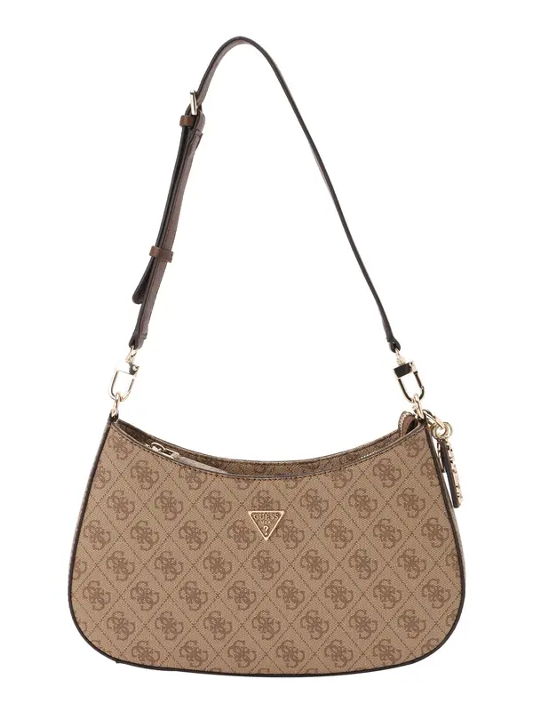 GUESS GUESS Torba za na rame 'NOELLE II TOP ZIP SHOULDER BAG'  smeđa / svijetlosmeđa