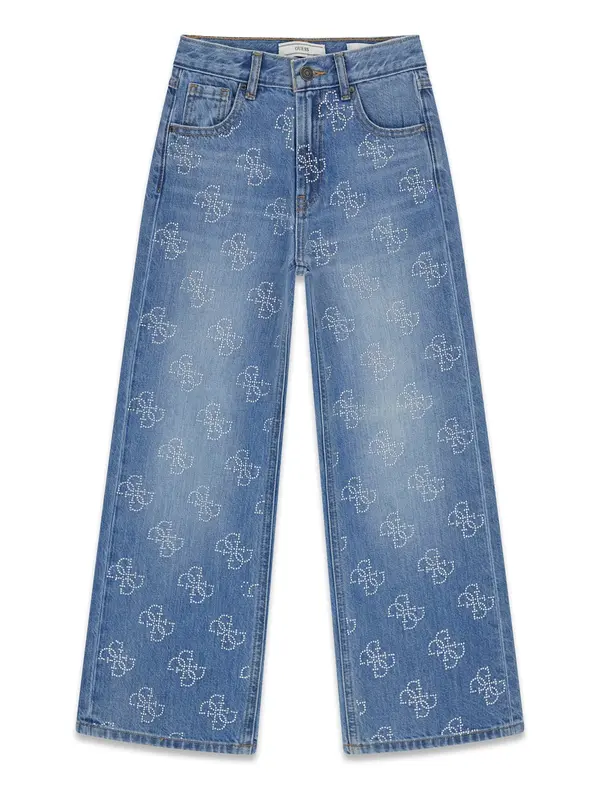 GUESS GUESS Traperice 'RIGID'  plavi traper / prozirna