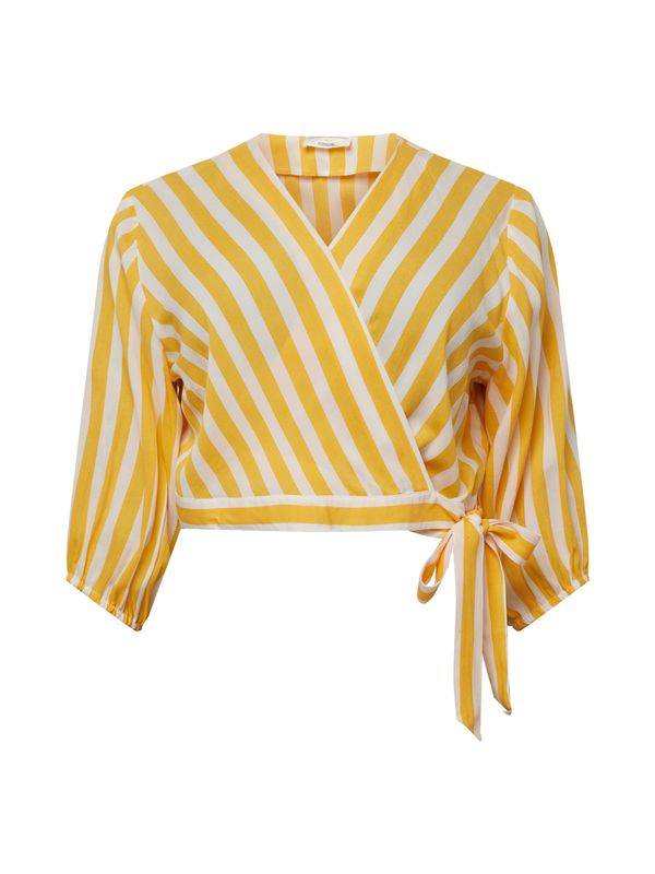 Guido Maria Kretschmer Curvy Guido Maria Kretschmer Curvy Bluza 'Clara'  žuta / bijela