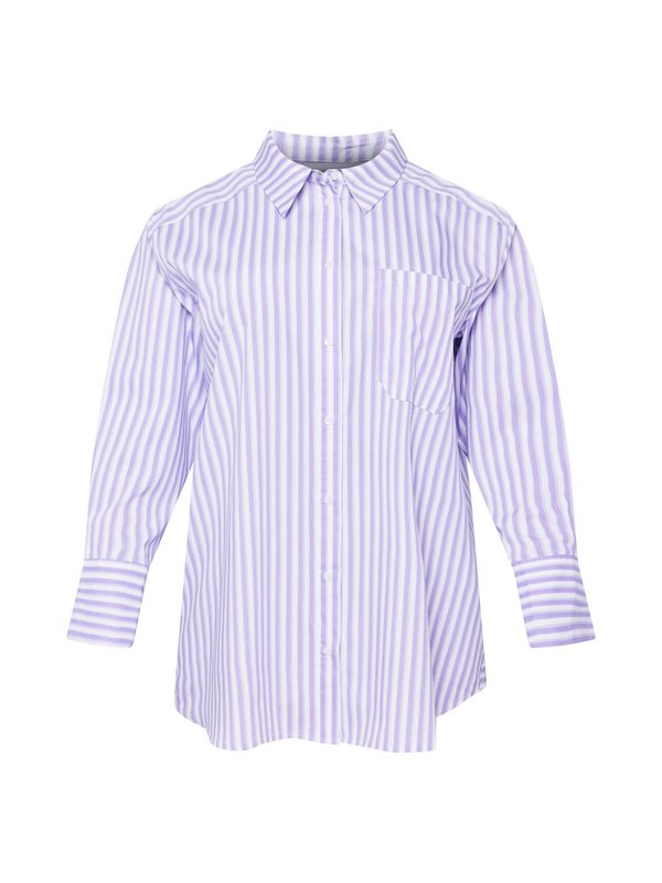 Guido Maria Kretschmer Curvy Guido Maria Kretschmer Curvy Bluza 'Emmy'  lavanda / bijela