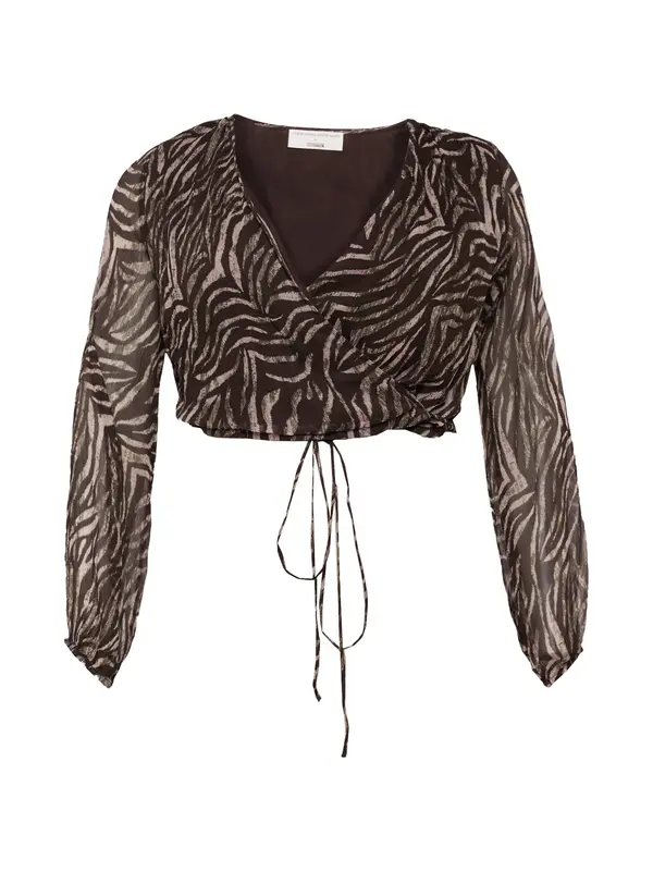 Guido Maria Kretschmer Curvy Guido Maria Kretschmer Curvy Bluza 'Kasha'  bež / smeđa