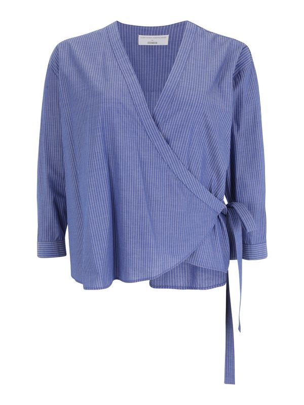 Guido Maria Kretschmer Curvy Guido Maria Kretschmer Curvy Bluza 'Nena'  plava / bijela