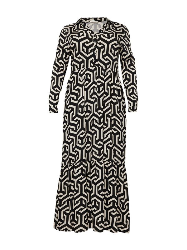 Guido Maria Kretschmer Curvy Guido Maria Kretschmer Curvy Haljina 'Heidi'  crna / bijela