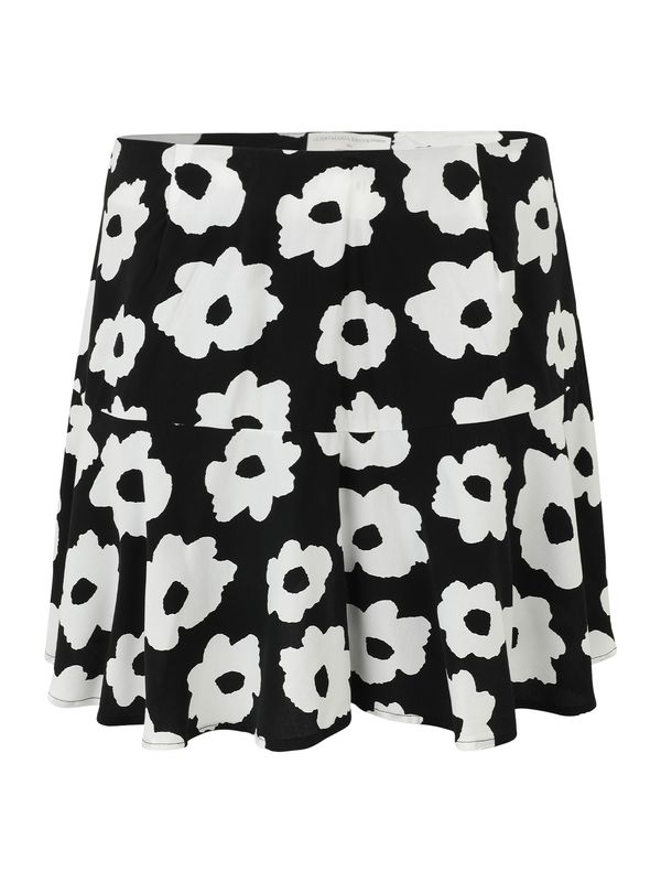 Guido Maria Kretschmer Curvy Guido Maria Kretschmer Curvy Hlače 'Janelle'  crna / bijela