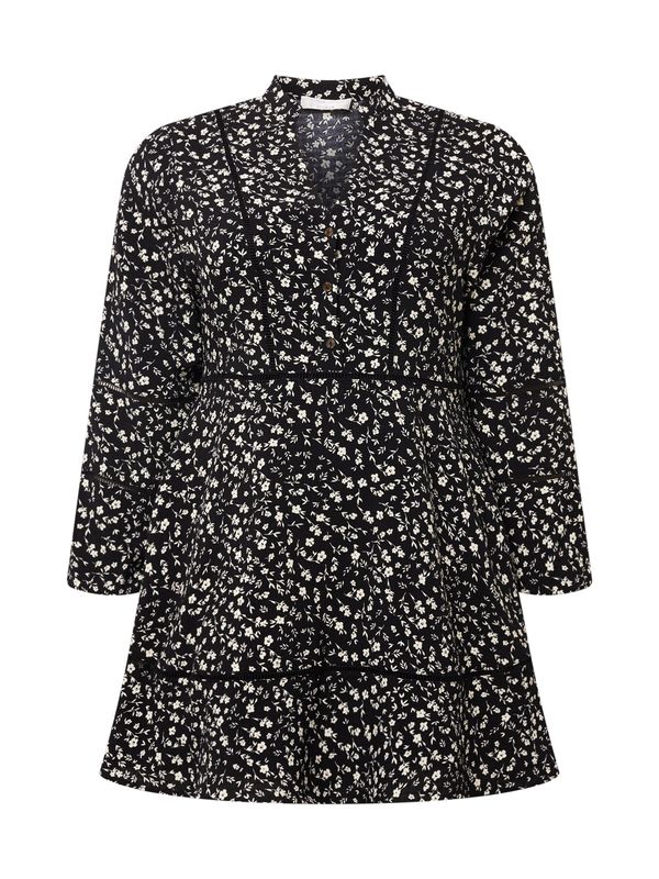 Guido Maria Kretschmer Curvy Guido Maria Kretschmer Curvy Košulja haljina 'Mala'  crna / bijela