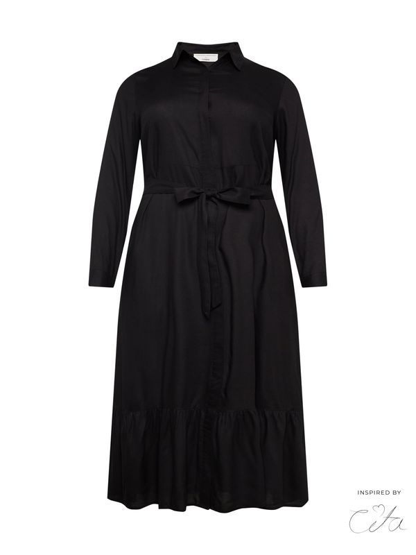 Guido Maria Kretschmer Curvy Guido Maria Kretschmer Curvy Košulja haljina 'Polly'  crna