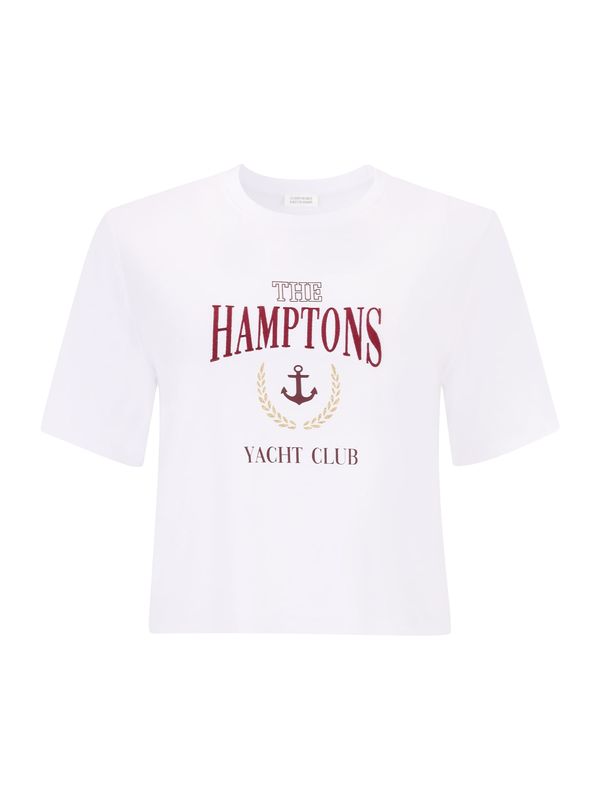 Guido Maria Kretschmer Curvy Guido Maria Kretschmer Curvy Majica 'Levke'  zlatna / crvena / bijela