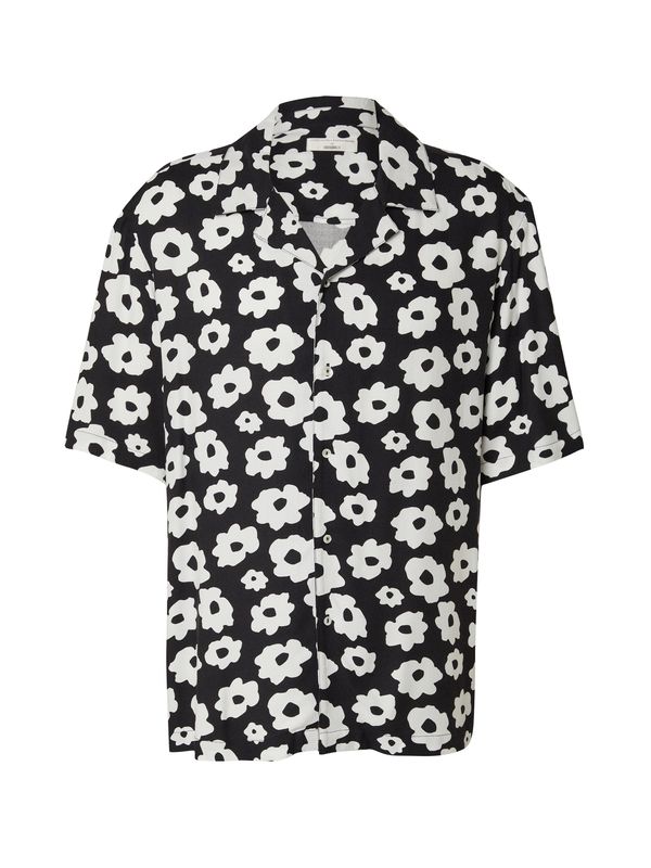 Guido Maria Kretschmer Men Guido Maria Kretschmer Men Košulja 'Erwin'  crna / bijela