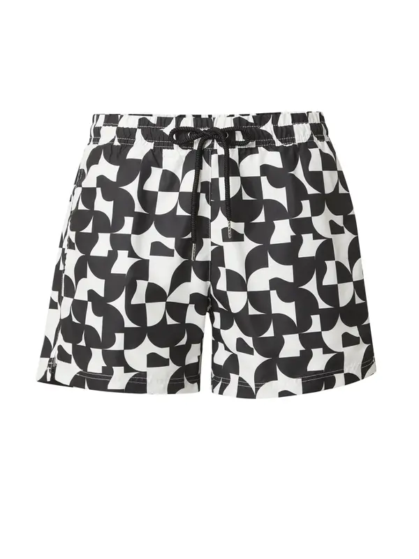 Guido Maria Kretschmer Men Guido Maria Kretschmer Men Kupaće hlače 'Gabriel'  crna / bijela