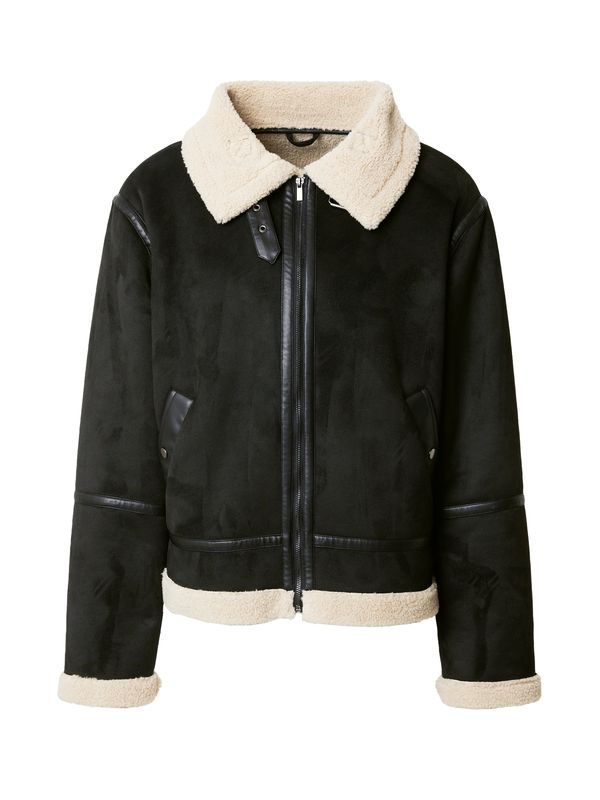 Guido Maria Kretschmer Men Guido Maria Kretschmer Men Prijelazna jakna 'John'  ecru/prljavo bijela / crna