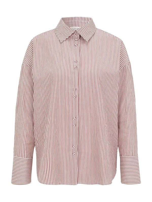 Guido Maria Kretschmer Women Guido Maria Kretschmer Women Bluza 'Fleur'  svijetlocrvena / bijela