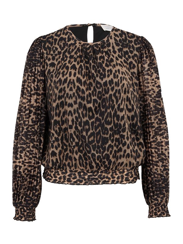 Guido Maria Kretschmer Women Guido Maria Kretschmer Women Bluza 'Liddy'  smeđa / brokat / crna