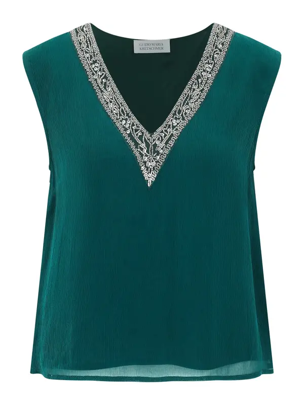Guido Maria Kretschmer Women Guido Maria Kretschmer Women Bluza 'Melissa'  zelena