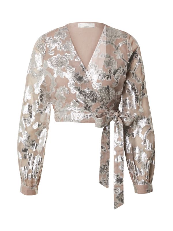 Guido Maria Kretschmer Women Guido Maria Kretschmer Women Bluza 'Polly'  bež / srebro