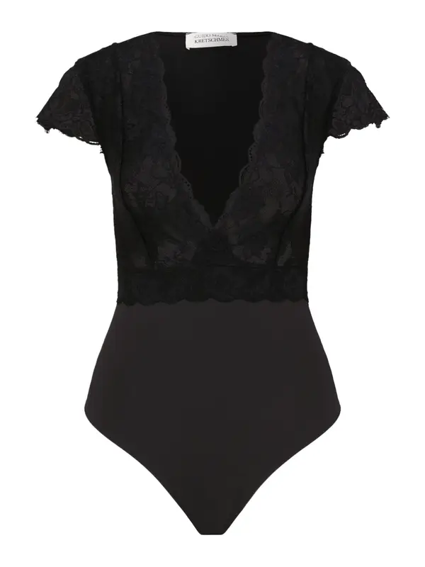 Guido Maria Kretschmer Women Guido Maria Kretschmer Women Bodi bluza 'Malena'  crna