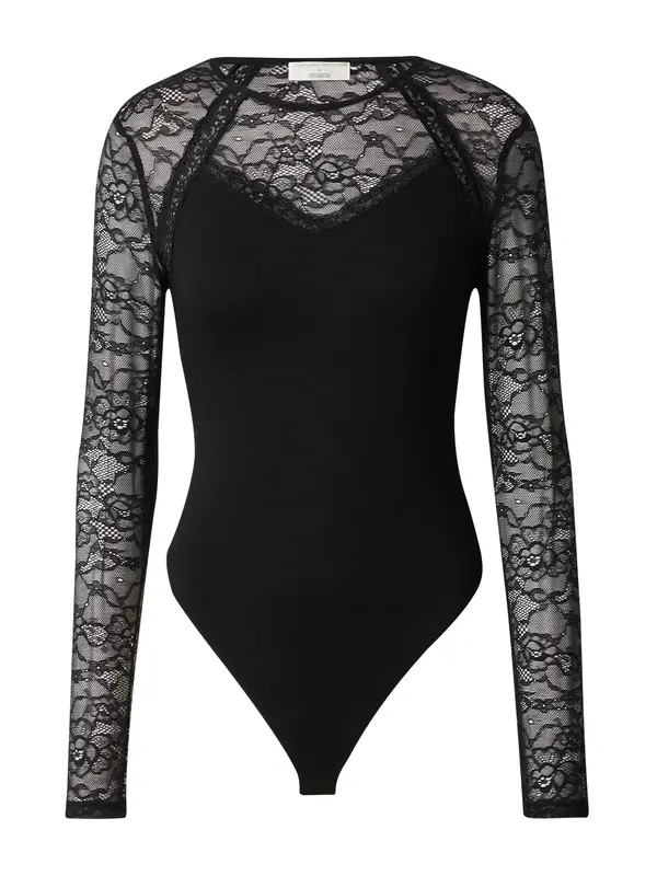 Guido Maria Kretschmer Women Guido Maria Kretschmer Women Bodi majica 'Doreen'  crna