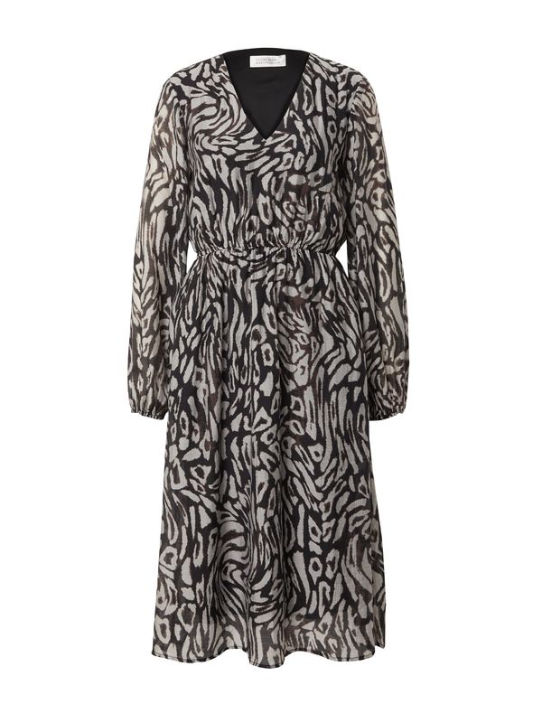 Guido Maria Kretschmer Women Guido Maria Kretschmer Women Haljina 'Clarissa'  siva / crna