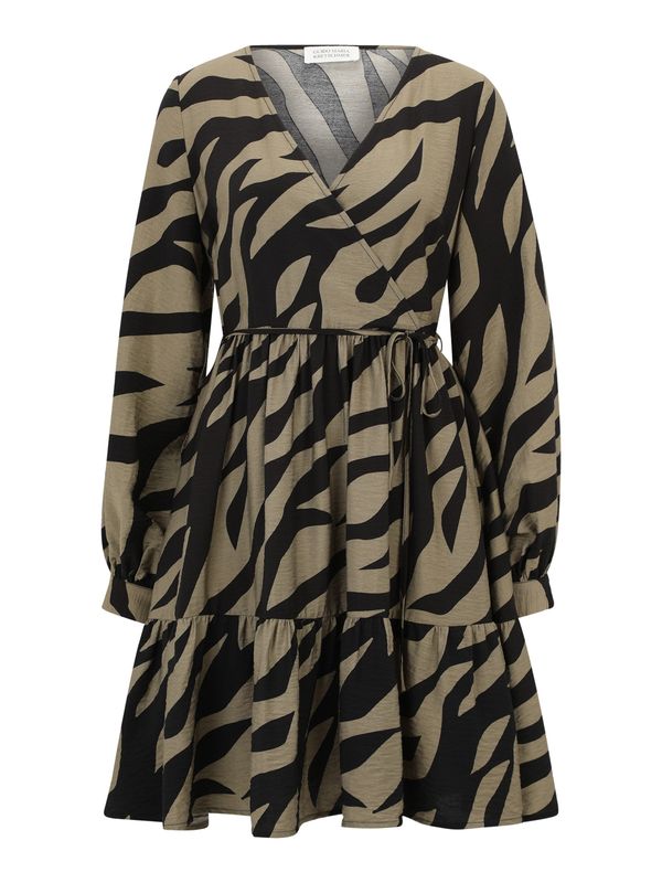 Guido Maria Kretschmer Women Guido Maria Kretschmer Women Haljina 'Leila'  svijetlosmeđa / crna