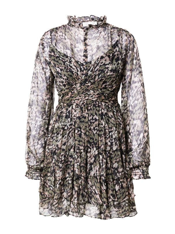 Guido Maria Kretschmer Women Guido Maria Kretschmer Women Haljina 'Liv'  maslinasta / prljavo roza / crna / bijela