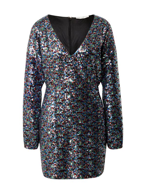 Guido Maria Kretschmer Women Guido Maria Kretschmer Women Koktel haljina 'Miley'  plava / zelena / crvena / srebro