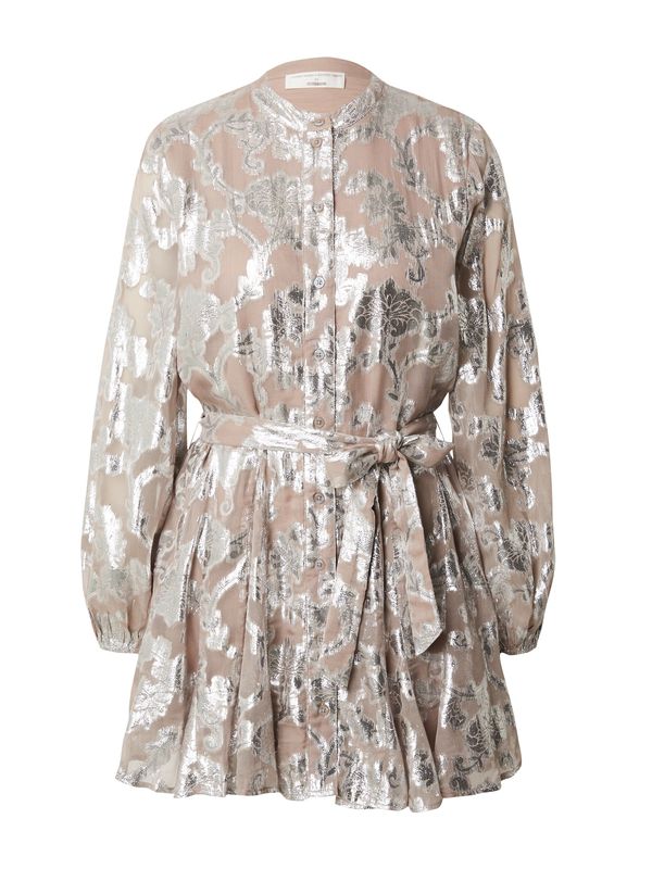 Guido Maria Kretschmer Women Guido Maria Kretschmer Women Košulja haljina 'Patrizia'  bež / srebro