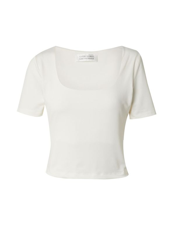 Guido Maria Kretschmer Women Guido Maria Kretschmer Women Majica 'Franja'  svijetlobež