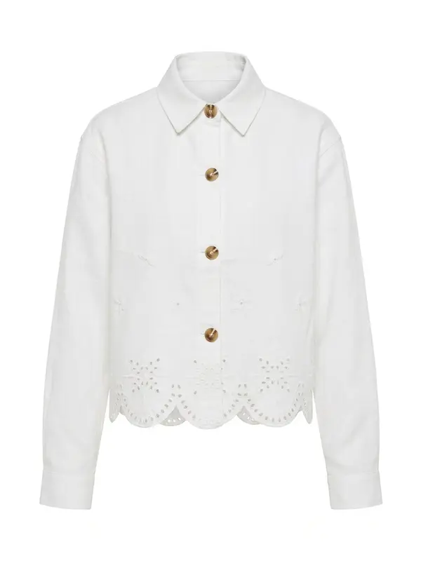 Guido Maria Kretschmer Women Guido Maria Kretschmer Women Prijelazna jakna 'Marietta'  bijeli traper