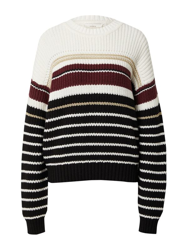 Guido Maria Kretschmer Women Guido Maria Kretschmer Women Pulover  bež / bordo / crna / bijela