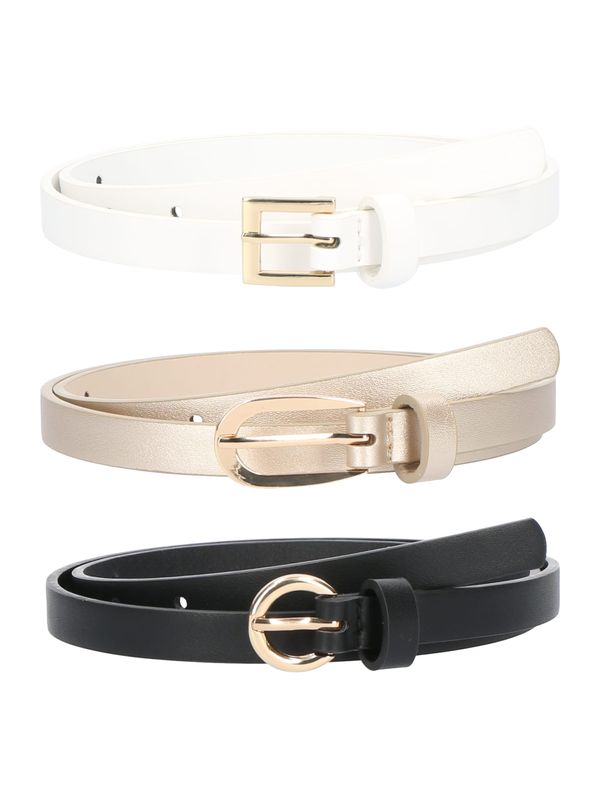 Guido Maria Kretschmer Women Guido Maria Kretschmer Women Remen 'Bianca'  zlatna / crna / bijela