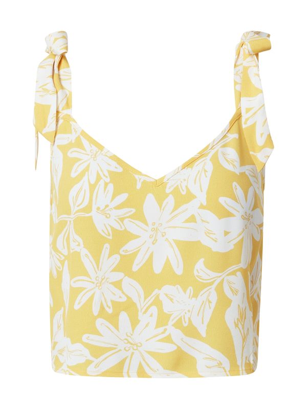 Guido Maria Kretschmer Women Guido Maria Kretschmer Women Top 'Aurelie'  žuta / bijela