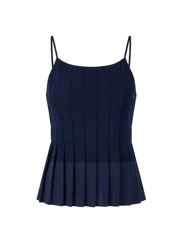 Guido Maria Kretschmer Women Guido Maria Kretschmer Women Top s naramenicama 'Ingrid'  tamno plava