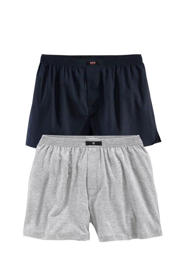 H.I.S H.I.S Bokserice  mornarsko plava / siva