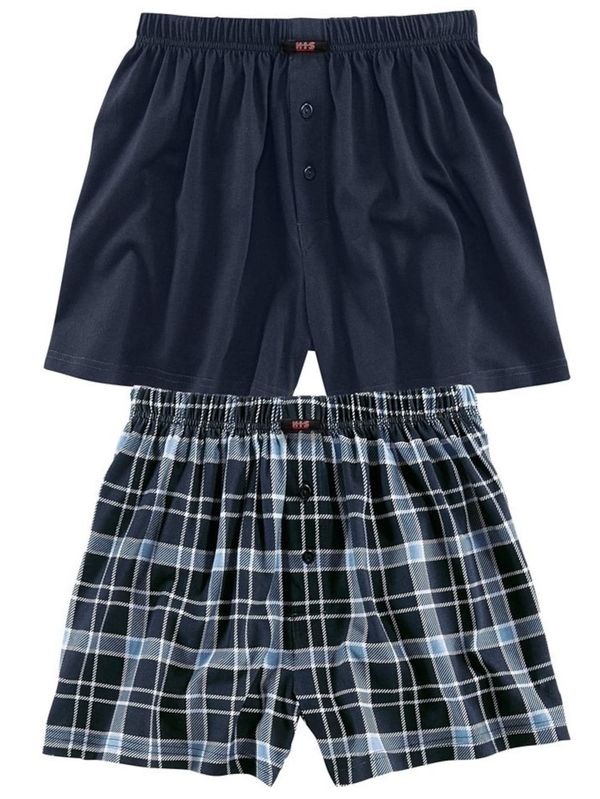 H.I.S H.I.S Bokserice  plava / bijela