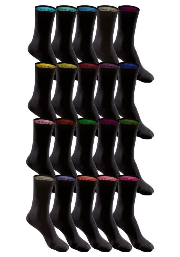 H.I.S H.I.S Čarape  crna