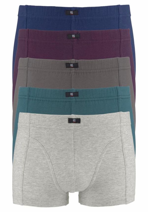 H.I.S H.I.S Gaće  plava / siva / siva melange / petrol / patlidžan