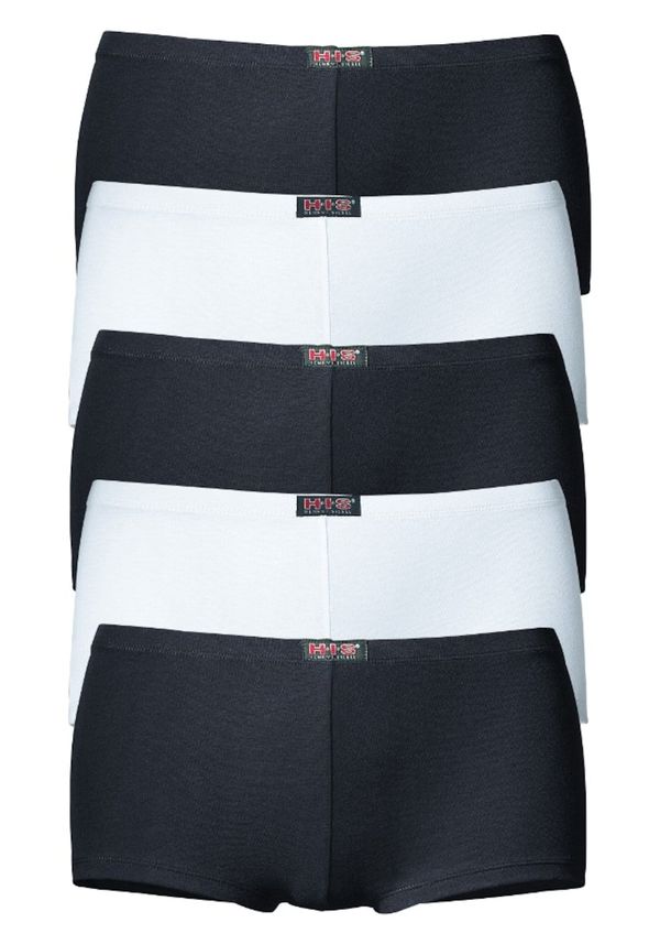 H.I.S H.I.S Hipster gaćice  crna / bijela