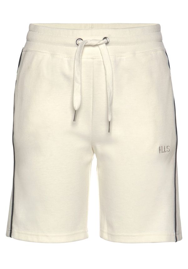 H.I.S H.I.S Hlače  ecru/prljavo bijela / morsko plava