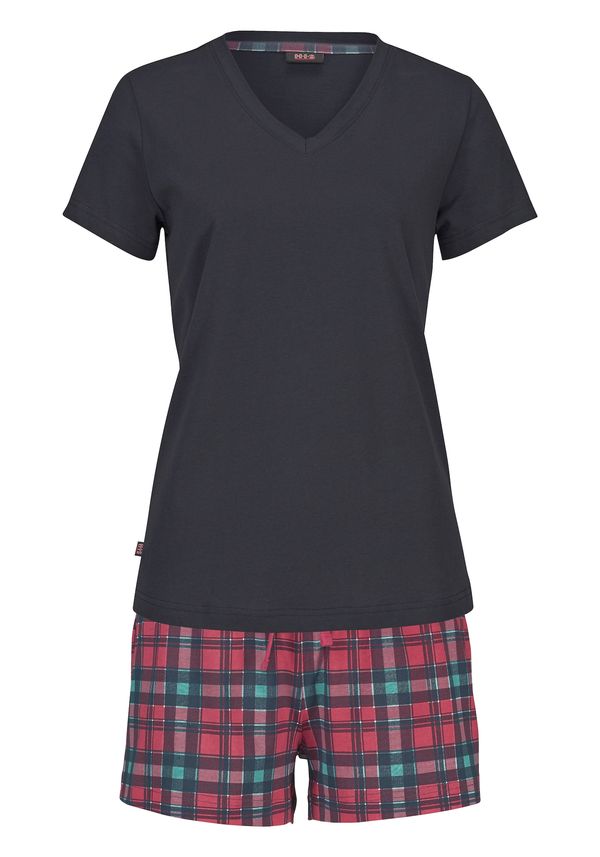 H.I.S H.I.S Kratke hlače za spavanje  mornarsko plava / roza