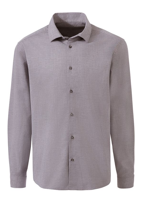 H.I.S H.I.S Poslovna košulja  siva / crna