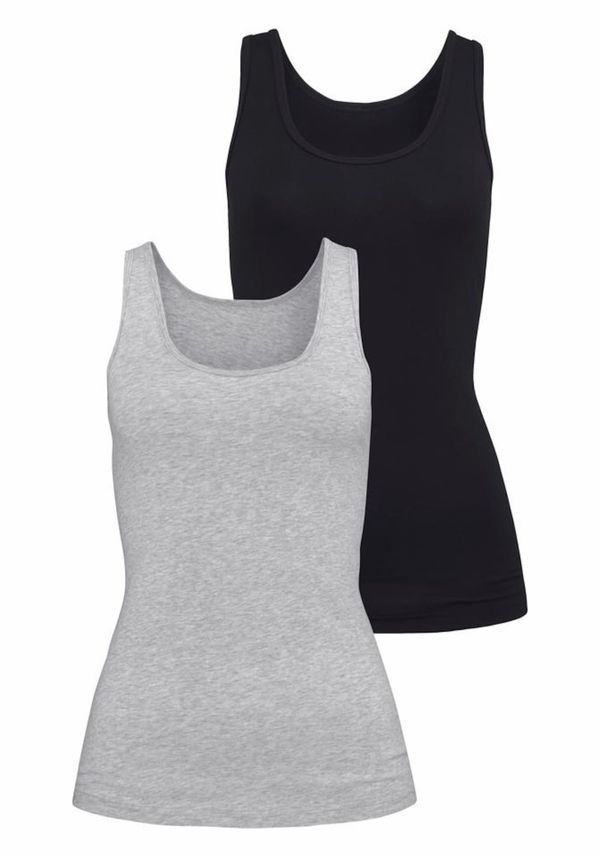 H.I.S H.I.S Potkošulja  siva melange / crna