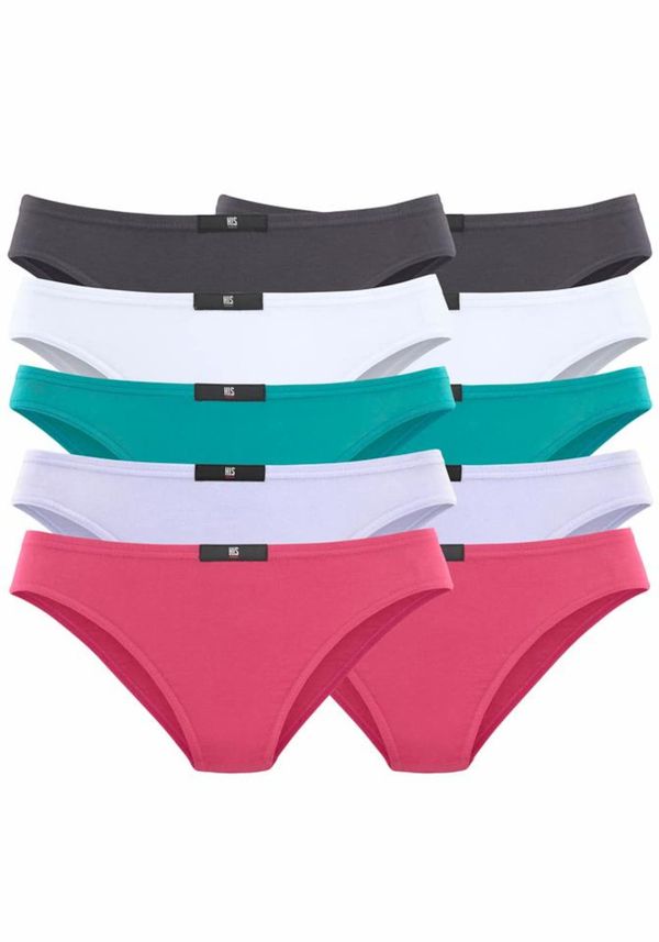 H.I.S H.I.S Slip  antracit siva / zelena / ljubičasta / roza / bijela