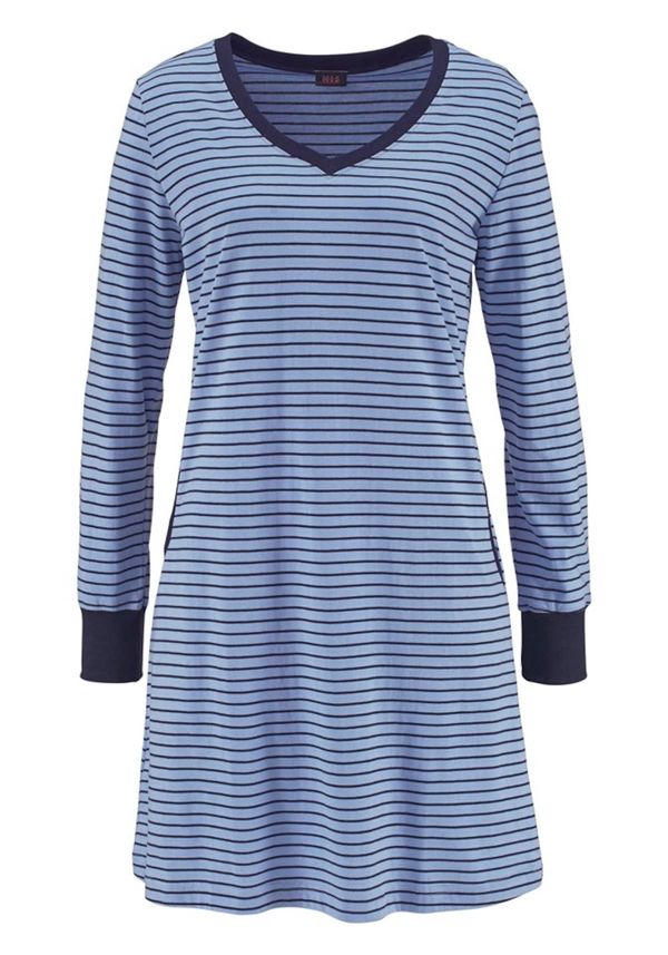 H.I.S H.I.S Spavaćica košulja  plava