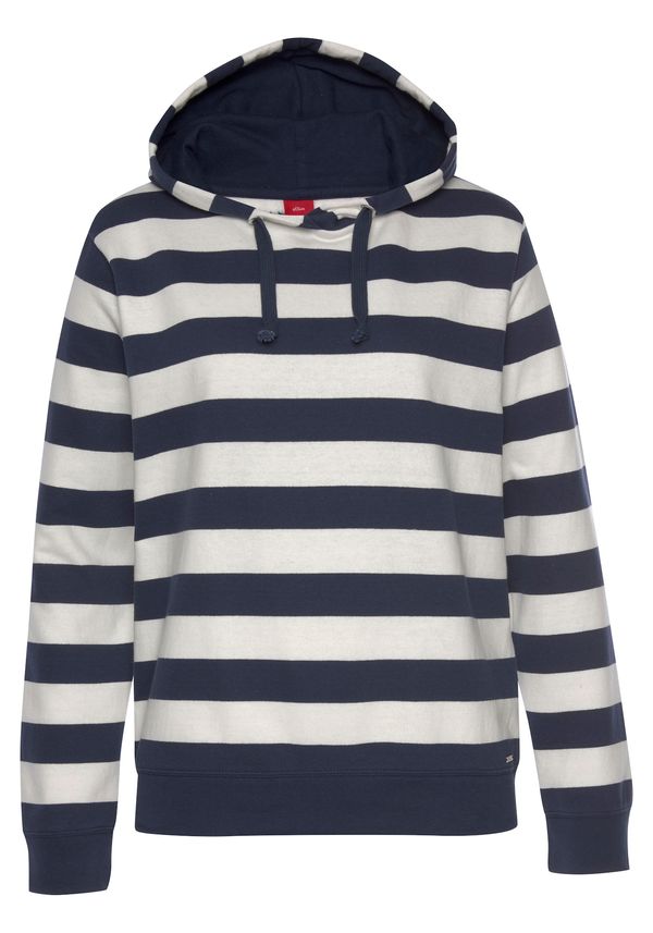 H.I.S H.I.S Sweater majica  mornarsko plava / bijela