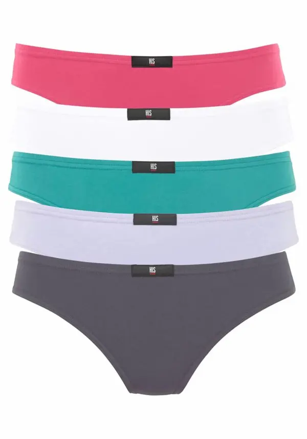 H.I.S H.I.S Tanga gaćice  tirkiz / opal / tamo siva / roza / bijela