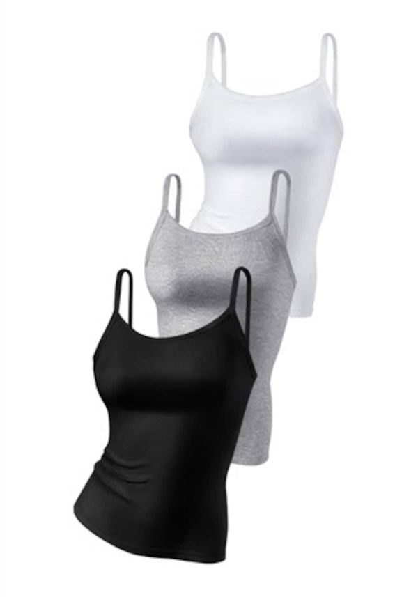 H.I.S H.I.S Top  siva / crna / bijela