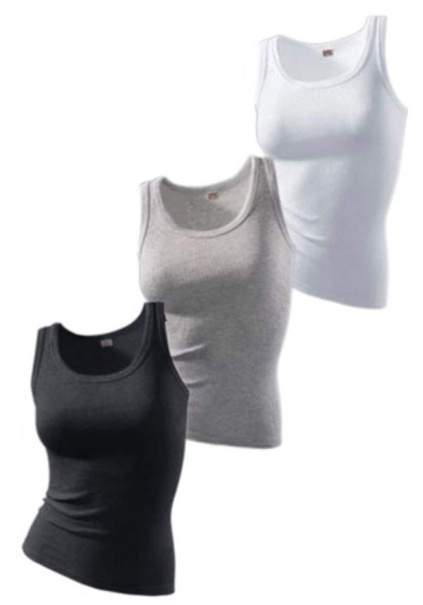 H.I.S H.I.S Top  svijetlosiva / crna / bijela